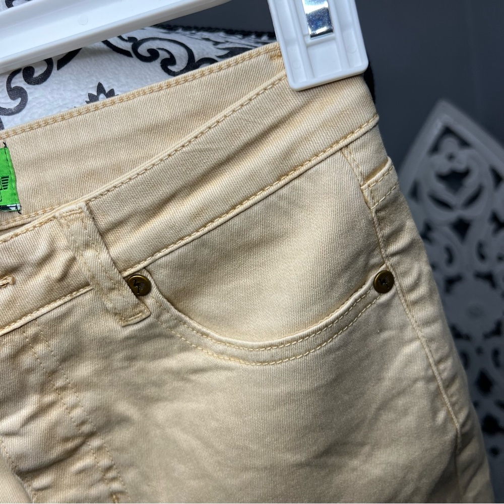 Free People x Sandrine Rose Medium Skinny Jean Size 26 NWT Sunflower - Picture 5 of 12